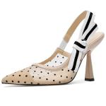 Elegant Slingback Heels with Bowknot for Women
