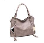 Chic Khaki PU Leather Women’s Tote Bag