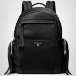 Michael Kors Prescott Black Nylon Large Backpack