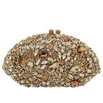 Elegant Flower Rhinestone Clutch for Special Occasions