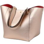 Large Designer Tote Bag for Women in Gold
