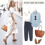 HARENCE Women's Comfortable Closed Toe Platform Clogs