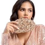 Elegant Flower Rhinestone Clutch for Special Occasions