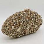 Elegant Flower Rhinestone Clutch for Special Occasions