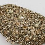 Elegant Flower Rhinestone Clutch for Special Occasions