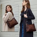 Iswee Genuine Leather Crossbody Bag for Women
