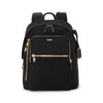 TUMI Voyageur Halsey Backpack in Black & Gold