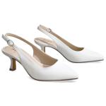 Ankis Women's Comfortable Slingback Kitten Heels