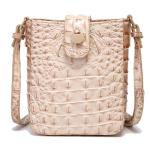 Crocodile Embossed Small Luxury Crossbody Bag