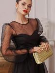 Chic Woven Evening Clutch Purse for Women