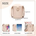 Crocodile Embossed Small Luxury Crossbody Bag