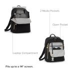 TUMI Voyageur Halsey Backpack in Black & Gold