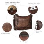 Iswee Genuine Leather Crossbody Bag for Women