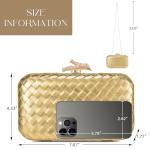 Chic Woven Evening Clutch Purse for Women