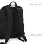 TUMI Voyageur Halsey Backpack in Black & Gold