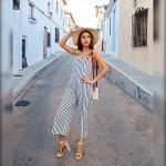 IDIFU Gold Glitter Platform High Heel Sandals