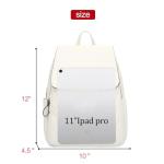 Trendy Quilted Leather Backpack Purse for Women