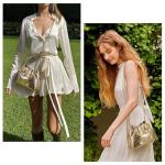 Gold Mini Evening Clutch Bag for Women