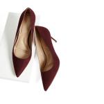 JustFab Elsie High Stiletto Heels in Port Royale