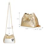 Gold Mini Evening Clutch Bag for Women