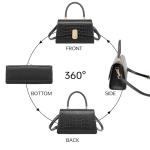 Elegant Small Satchel with Detachable Strap