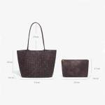 Luxury Woven Tote Bag Set for Travel