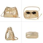 Gold Mini Evening Clutch Bag for Women