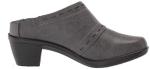 Grey Easy Street Women's Wide Mule Size 9