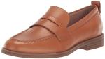 Cole Haan Women's Pecan Leather Penny Loafers