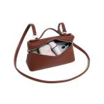 Trendy Mini Leather Crossbody Bag for Women