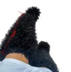 Black Fur Thigh High Over-the-Knee Boots