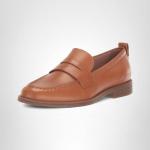 Cole Haan Women's Pecan Leather Penny Loafers