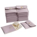 40 Pack Luxury Small Jewelry Bags in Light Purple