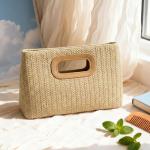 XquiziFit Woven Evening Clutch with Chain