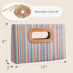 XquiziFit Woven Evening Clutch with Chain