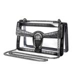 Joryin Clear Stadium Crossbody Bag with Chain Strap