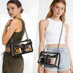 Joryin Clear Stadium Crossbody Bag with Chain Strap