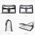 Joryin Clear Stadium Crossbody Bag with Chain Strap