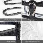 Joryin Clear Stadium Crossbody Bag with Chain Strap