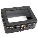 Aveniee Clear Travel Makeup Organizer Bag - Black