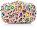 MOSSMON Sparkling Crystal Evening Clutch Bag