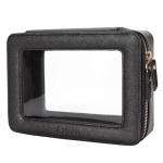 Aveniee Clear Travel Makeup Organizer Bag - Black