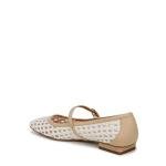 Franco Sarto Ivory White Tinsley Ballet Flats