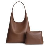 Hobo Bag for Women, Large Slouchy Shoulder Bag, Soft Vegan Leather Everyday Tote Purse, Stylish Handbag Fits 13.6'' Laptop