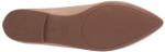 Amazon Essentials Women's Pointed-Toe Ballet Flats, Beige Faux Leather, 9