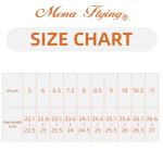 Mona flying Women's Comfort Leather Round Toe Penny Loafers Dress Casual Slip On Flats Ladies Office Work Shoes Brown