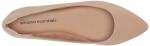 Amazon Essentials Women's Pointed-Toe Ballet Flats, Beige Faux Leather, 9