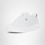 Michael Kors Women's Scotty Lace Up Sneaker, PL GLD Multi, 43