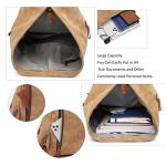 KL928 PU Leather Vintage Backpack – Large Casual Daypack Outdoor Travel Rucksack Hiking Backpacks for Men Women