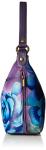 Anna by Anuschka Women's Genuine Leather Large Hobo Handbag | Hand Painted Original Artwork | Zip-Top Organizer | Precious Peony